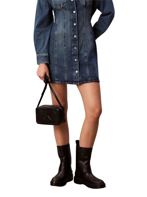 Borsetta nera in poliuretano Calvin Klein | LV04F3220GUB1